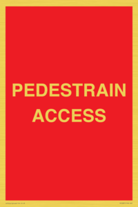 PEDESTRAIN ACCESS